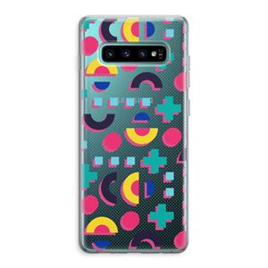 CaseCompany 8-bit N°2: Samsung Galaxy S10 Plus Transparant Hoesje