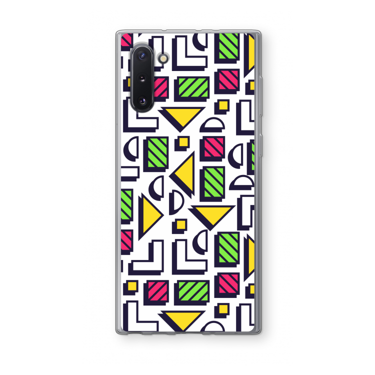CaseCompany 8-bit N°4: Samsung Galaxy Note 10 Transparant Hoesje