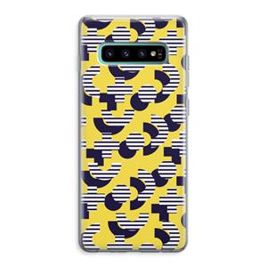 CaseCompany 8-bit N°3: Samsung Galaxy S10 Plus Transparant Hoesje