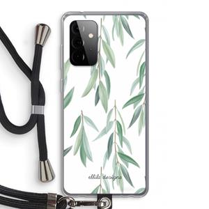 CaseCompany Branch up your life: Samsung Galaxy A72 5G Transparant Hoesje met koord