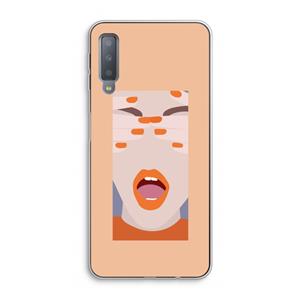 CaseCompany Surprise: Samsung Galaxy A7 (2018) Transparant Hoesje