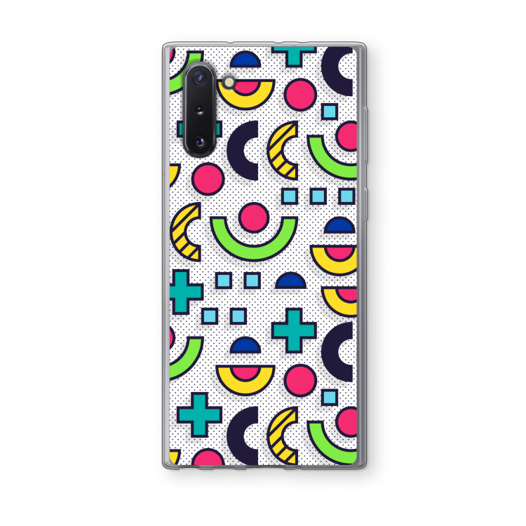 CaseCompany 8-bit N°6: Samsung Galaxy Note 10 Transparant Hoesje