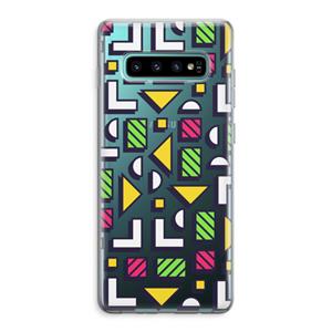 CaseCompany 8-bit N°4: Samsung Galaxy S10 Plus Transparant Hoesje