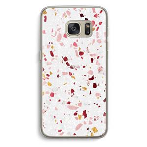 CaseCompany Terrazzo N°9: Samsung Galaxy S7 Transparant Hoesje