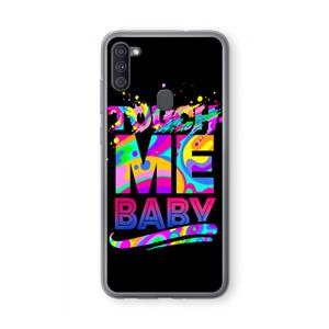 CaseCompany Touch Me: Samsung Galaxy A11 Transparant Hoesje