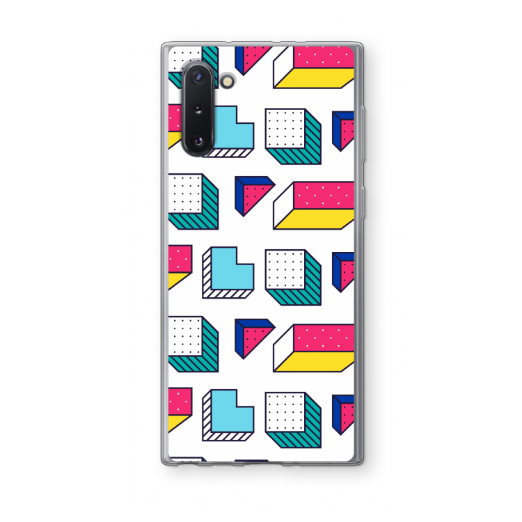 CaseCompany 8-bit N°7: Samsung Galaxy Note 10 Transparant Hoesje