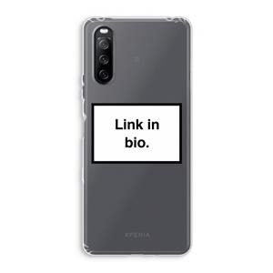 CaseCompany Link in bio: Sony Xperia 10 III Transparant Hoesje