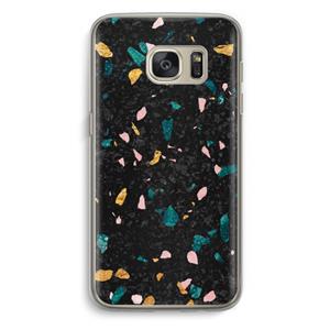 CaseCompany Terrazzo N°10: Samsung Galaxy S7 Transparant Hoesje
