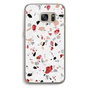 CaseCompany Terrazzo N°12: Samsung Galaxy S7 Transparant Hoesje