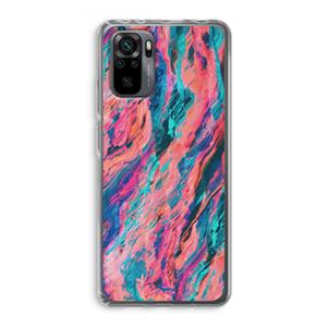 CaseCompany Electric Times: Xiaomi Redmi Note 10 Pro Transparant Hoesje