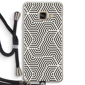 CaseCompany Magic pattern: Samsung Galaxy A3 (2016) Transparant Hoesje met koord