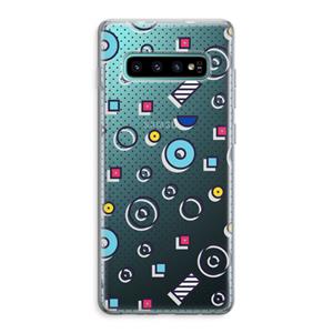 CaseCompany 8-bit N°9: Samsung Galaxy S10 Plus Transparant Hoesje