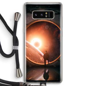 CaseCompany Ephemeral: Samsung Galaxy Note 8 Transparant Hoesje met koord