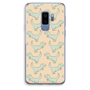 CaseCompany Dinos: Samsung Galaxy S9 Plus Transparant Hoesje