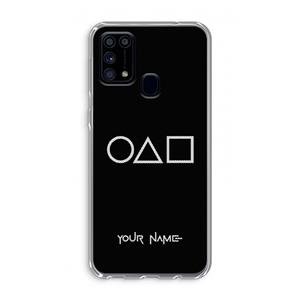 CaseCompany Squid Game: Samsung Galaxy M31 Transparant Hoesje