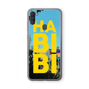 CaseCompany Habibi Majorelle : Samsung Galaxy A11 Transparant Hoesje