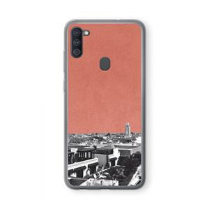 CaseCompany Marrakech Skyline : Samsung Galaxy A11 Transparant Hoesje