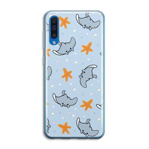CaseCompany Manta: Samsung Galaxy A50 Transparant Hoesje