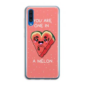CaseCompany One In A Melon: Samsung Galaxy A50 Transparant Hoesje