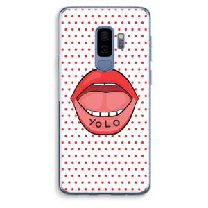 CaseCompany Yolo Denise: Samsung Galaxy S9 Plus Transparant Hoesje