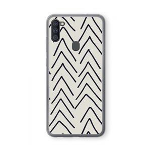 CaseCompany Marrakech Arrows: Samsung Galaxy A11 Transparant Hoesje