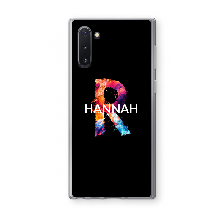 CaseCompany Abstract Spectrum: Samsung Galaxy Note 10 Transparant Hoesje