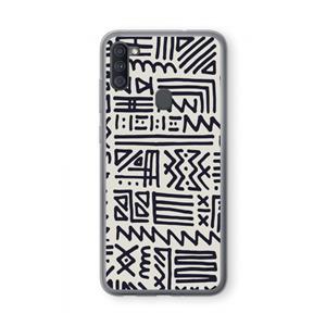 CaseCompany Marrakech print: Samsung Galaxy A11 Transparant Hoesje