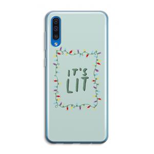 CaseCompany It's Lit: Samsung Galaxy A50 Transparant Hoesje