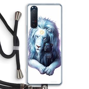 CaseCompany Child Of Light: Sony Xperia 5 II Transparant Hoesje met koord