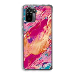 CaseCompany Pastel Echoes: Xiaomi Redmi Note 10 Pro Transparant Hoesje