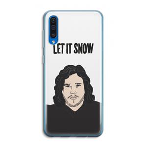 CaseCompany Let It Snow: Samsung Galaxy A50 Transparant Hoesje