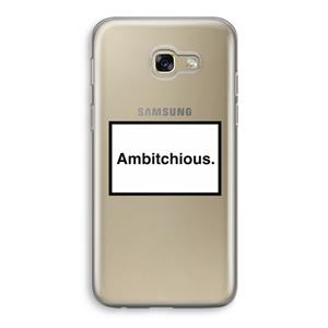 CaseCompany Ambitchious: Samsung Galaxy A5 (2017) Transparant Hoesje