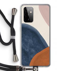 CaseCompany Geo #1: Samsung Galaxy A72 5G Transparant Hoesje met koord