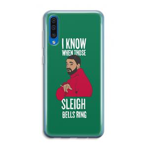 CaseCompany Sleigh Bells Ring: Samsung Galaxy A50 Transparant Hoesje
