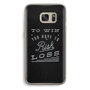 CaseCompany Risk loss: Samsung Galaxy S7 Transparant Hoesje