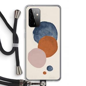 CaseCompany Geo #4: Samsung Galaxy A72 5G Transparant Hoesje met koord