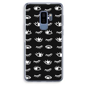CaseCompany Eye pattern #3: Samsung Galaxy S9 Plus Transparant Hoesje