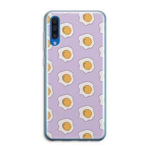 CaseCompany Bacon to my eggs #1: Samsung Galaxy A50 Transparant Hoesje