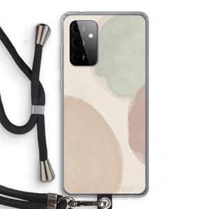 CaseCompany Geo #8: Samsung Galaxy A72 5G Transparant Hoesje met koord