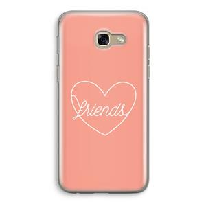 CaseCompany Friends heart: Samsung Galaxy A5 (2017) Transparant Hoesje