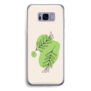 CaseCompany Beleaf in you: Samsung Galaxy S8 Transparant Hoesje