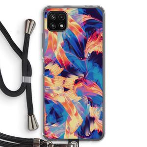 CaseCompany Tuesday Night: Samsung Galaxy A22 5G Transparant Hoesje met koord