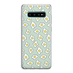 CaseCompany Spiegeleitjes: Samsung Galaxy S10 Plus Transparant Hoesje