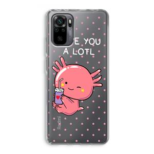 CaseCompany Love You A Lotl: Xiaomi Redmi Note 10 Pro Transparant Hoesje
