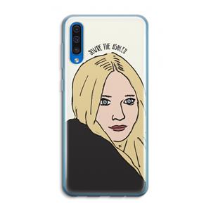 CaseCompany Ashley: Samsung Galaxy A50 Transparant Hoesje