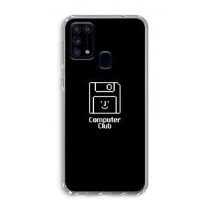 CaseCompany Hello: Samsung Galaxy M31 Transparant Hoesje
