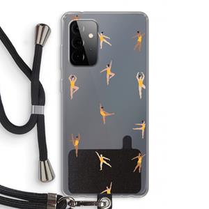 CaseCompany Dans #2: Samsung Galaxy A72 5G Transparant Hoesje met koord