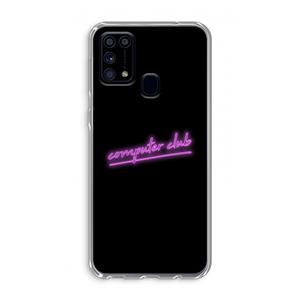 CaseCompany Vice Black: Samsung Galaxy M31 Transparant Hoesje