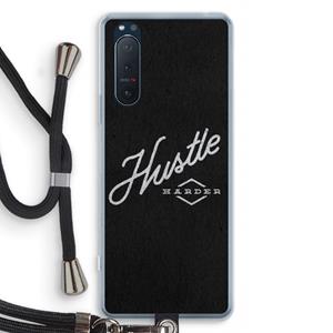 CaseCompany Hustle: Sony Xperia 5 II Transparant Hoesje met koord