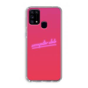CaseCompany Vice Glow: Samsung Galaxy M31 Transparant Hoesje